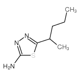 5-pentan-2-yl-1,3,4-thiadiazol-2-amine Structure