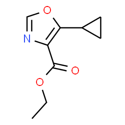 5-环丙噁唑-4-羧酸乙酯结构式
