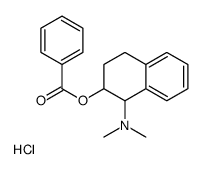 (2-benzoyloxy-1,2,3,4-tetrahydronaphthalen-1-yl)-dimethylazanium,chloride结构式