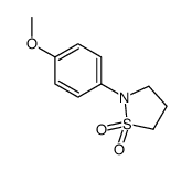 2-(4-Methoxyphenyl)isothiazolidine 1,1-dioxide structure
