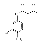 3-(3-chloro-4-methylanilino)-3-oxopropanoic acid结构式