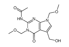 7-hydroxymethyl-7-deazaguanine结构式