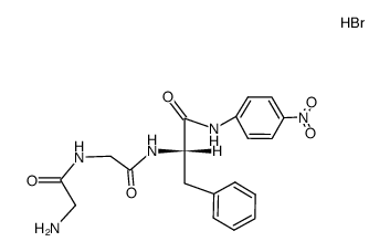 (S)-2-[2-(2-Amino-acetylamino)-acetylamino]-N-(4-nitro-phenyl)-3-phenyl-propionamide; hydrobromide结构式