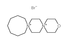 3-oxa-6,9-diazoniadispiro[5.2.79.26]octadecane,bromide Structure