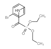 N-(4-bromophenyl)-1-diethoxyphosphoryl-formamide structure