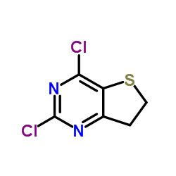 2,4-Dichloro-6,7-dihydrothieno[3,2-d]pyrimidine structure