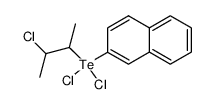 naphtyl-(2-chloro-1-methylpropyl)tellurium dichloride结构式