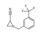 1-[[3-(trifluoromethyl)phenyl]methyl]aziridine-2-carbonitrile Structure