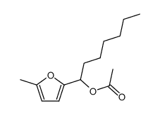 1-(5-methylfuran-2-yl)heptyl acetate Structure