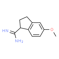 1H-Indene-1-carboximidamide,2,3-dihydro-5-methoxy-(9CI) Structure