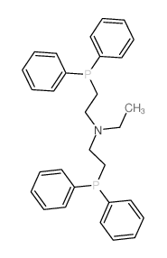 2-diphenylphosphanyl-N-(2-diphenylphosphanylethyl)-N-ethyl-ethanamine结构式