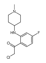 Ethanone,2-chloro-1-[4-fluoro-2-[(1-methyl-4-piperidinyl)amino]phenyl]- picture