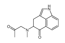 4-(methyl(2-oxopropyl)amino)-3,4-dihydrobenzo[cd]indol-5(1H)-one结构式