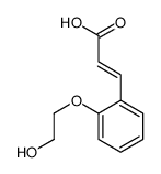 3-[2-(2-HYDROXY-ETHOXY)-PHENYL]-ACRYLIC ACID structure