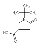 1-tert-butyl-5-oxo-3-pyrrolidinecarboxylic acid Structure