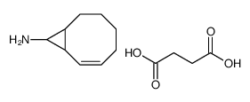 [(6Z)-9-bicyclo[6.1.0]non-6-enyl]azanium,4-hydroxy-4-oxobutanoate结构式