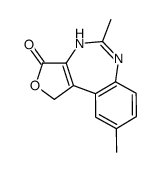 3H-Furo[3,4-d][1,3]benzodiazepin-3-one,1,4-dihydro-5,9-dimethyl-(8CI) picture