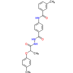 3-Methyl-N-[4-({2-[2-(4-methylphenoxy)propanoyl]hydrazino}carbonyl)phenyl]benzamide Structure