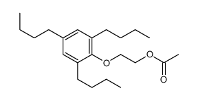 2-(2,4,6-tributylphenoxy)ethyl acetate结构式