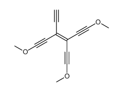 3-ethynyl-1,6-dimethoxy-4-(2-methoxyethynyl)hex-3-en-1,5-diyne Structure