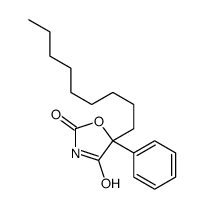 5-nonyl-5-phenyl-1,3-oxazolidine-2,4-dione结构式