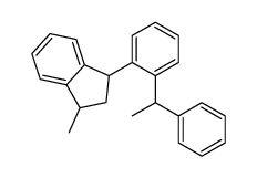 1-methyl-3-[(1-phenylethyl)phenyl]indan Structure