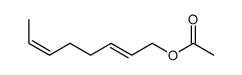 (2E,6Z)-octa-2,6-dienyl acetate结构式