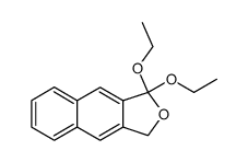 1,1-diethoxy-1,3-dihydrobenzo(f)isobenzofuran结构式