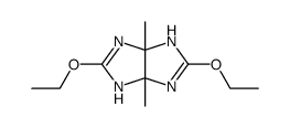 3,7-Diethoxy-1,5-dimethyl-2,4,6,8-tetraaza-bicyclo(3.3.0)octa-3,7-dien Structure