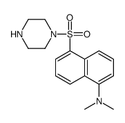 N, N-Dimethyl-5-(piperazin-1-ylsulfonyl)naphthalen-1-amine Structure