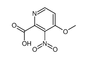 4-methoxy-3-nitropyridine-2-carboxylic acid结构式
