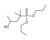 4-dipropoxyphosphoryl-4-methylpentan-2-ol结构式