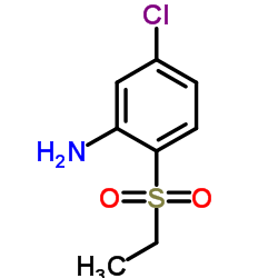 5-Chloro-2-(ethylsulfonyl)aniline结构式