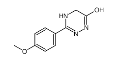 3-(4-methoxyphenyl)-2,5-dihydro-1H-1,2,4-triazin-6-one结构式