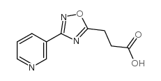 3-(3-pyridin-3-yl-1,2,4-oxadiazol-5-yl)propanoic acid Structure