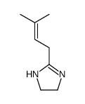 2-(3-methylbut-2-enyl)-4,5-dihydro-1H-imidazole Structure