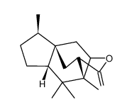 2,3,3,7-tetramethyl-11-methylene-12-oxatetracyclo(6.4.1.02,10.04,8)tridecane structure