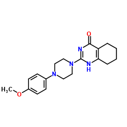 4-quinazolinol, 5,6,7,8-tetrahydro-2-[4-(4-methoxyphenyl)-1-piperazinyl]-结构式