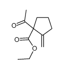ethyl 1-acetyl-2-methylidenecyclopentane-1-carboxylate结构式