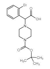 2-(4-Boc-piperazinyl)-α-(2-bromo-phenyl)acetic acid picture