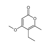 5-ethyl-4-methoxy-6-methyl-2H-pyran-2-one (macommelin) Structure