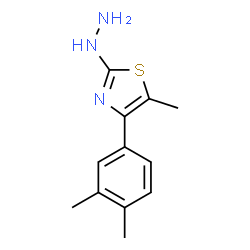 4-(3,4-DIMETHYLPHENYL)-5-METHYL-2(3H)-THIAZOLONE HYDRAZONE structure