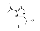 2-bromo-1-[2-(dimethylamino)-1H-imidazol-5-yl]ethanone结构式