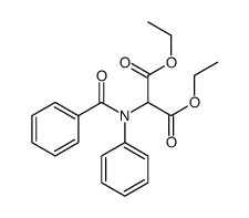 diethyl 2-(N-benzoylanilino)propanedioate Structure