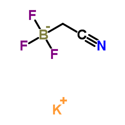 Potassium (cyanomethyl)(trifluoro)borate(1-) structure