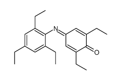 2,6-diethyl-4-(2,4,6-triethylphenyl)iminocyclohexa-2,5-dien-1-one Structure