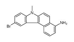 10-bromo-7-methylbenzo[c]carbazol-4-amine结构式