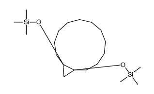 trimethyl-[(13-trimethylsilyloxy-1-bicyclo[11.1.0]tetradecanyl)oxy]silane Structure