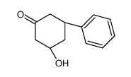 (3S,5R)-3-hydroxy-5-phenylcyclohexan-1-one结构式