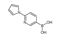 (6-(1H-PYRROL-1-YL)PYRIDIN-3-YL)BORONIC ACID structure